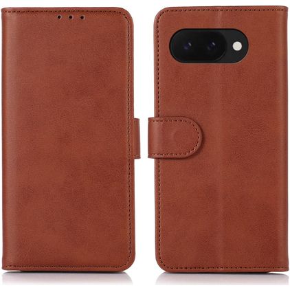 Mobigear Wallet Google Pixel 9a Funda tipo libro Cartera - Marrón
