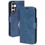 Mobiparts Classic Wallet Samsung Galaxy A55 Funda tipo libro Cartera - Steel Blue