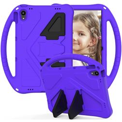 Mobigear AeroArmor Lenovo Tab P11 Gen 1 Capa para crianças com pega + Suporte para caneta stylus - Roxo