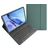Mobigear Keys iPad Air 3 (2019) Lompakkokotelo Bluetooth-näppäimistöllä (QWERTZ) + Kynänpidike - Vihreä