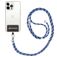 Mobigear Lanyard Universel justerbar mobilsnor - Sort / Blå / Babyblå