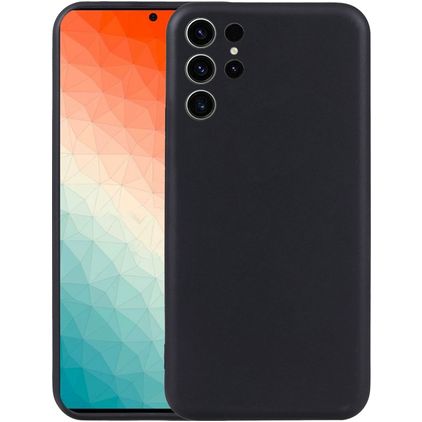 Mobigear Basics Samsung Galaxy S25 Ultra Fleksibel TPU Bagsidecover - Sort