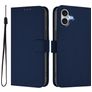 Mobigear Urban Wallet iPhone 16 Plus Pungetui med Seddelrum - Marineblå
