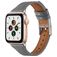 Mobigear Napoli Aito nahka Apple Watch Ranneke Solki - 49/46/45/44 mm - Harmaa