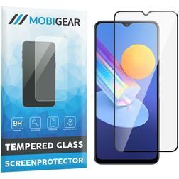 Mobigear Premium Vivo Y52 Härdat glas Skärmskydd - Skalvänligt - Svart
