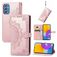 Mobigear Mandala Samsung Galaxy M52 Funda tipo libro Cartera - Oro rosa