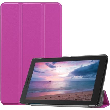 Mobigear Tri-Fold Lenovo Tab E8 Lompakkokotelo - Violetti