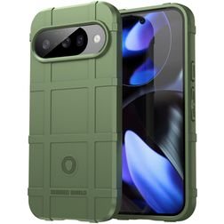 Mobigear Rugged Shield Google Pixel 10 Flexibilní TPU Zadní kryt odolný proti nárazům - Zelená