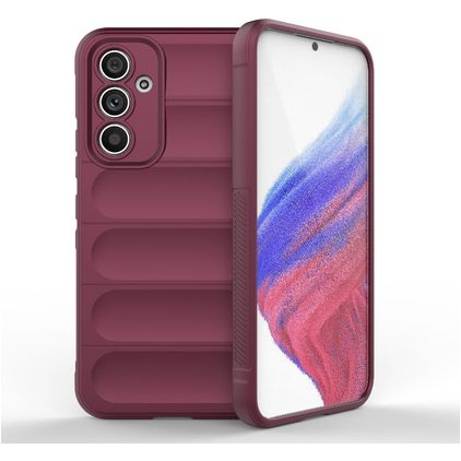 Mobigear Bumpy Samsung Galaxy A54 TPU flexível Capa traseira - Bordô