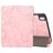 Mobigear Tri-Fold Marble iPad 10 (2022) Funda tipo libro + Portalápices - Rosa
