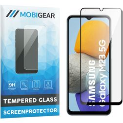 Mobigear Premium Samsung Galaxy M23 Glas Skærmbeskytter - Case Friendly - Sort