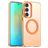 Mobigear Shockproof Samsung Galaxy S25 FE MagSafe Hårdt Bagsidecover - Orange