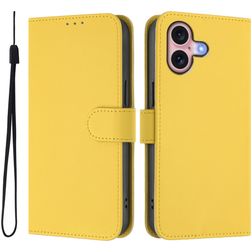 Mobigear Urban Wallet iPhone 16 Lompakkokotelo + Setelitasku - Keltainen