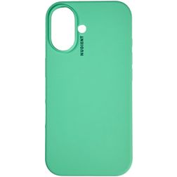 Nudient Base iPhone 16 Plus Silicone Back cover - Mint Green