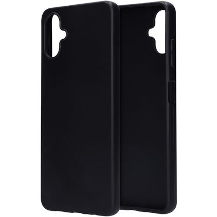 Mobiparts Classic Samsung Galaxy A06 Fleksibel TPU Bagsidecover - Sort