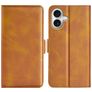Mobigear Slim Magnet iPhone 17 Wallet case - Cognac