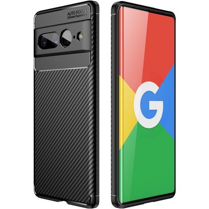 Mobigear Racing Google Pixel 7 Pro Elastyczne TPU Etui plecki - Czarny