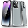 Mobigear Slim Armor iPhone 15 Pro Max Funda Plástico rígido Carcasa Antigolpes - Gris