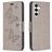 Mobigear Butterfly Samsung Galaxy S23 FE Funda tipo libro Cartera - Gris