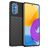 Mobigear Groove Samsung Galaxy M52 TPU flexible Carcasa - Negro