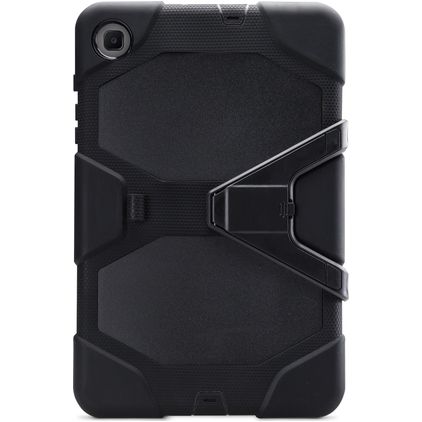 Xccess Survivor Essential Samsung Galaxy Tab S6 Lite Plastica rigida / Silicone Back cover + Supporto - Nero