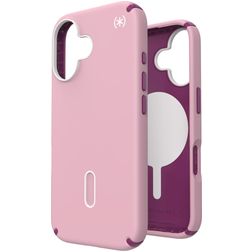 Speck Presidio2 Pro iPhone 16 MagSafe Plástico rígido Capa traseira Antichoque - Rosa