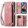 CaseMe 008 iPhone 15 Plus Case Detachable 2-in-1 Wallet Case Wallet - Pink