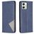 Mobigear Rhombus Slim Motorola Moto G54 Etui z klapką - Niebieski