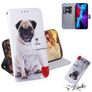 Mobigear Design iPhone 12 Pro Lompakkokotelo + Setelitasku - Dog