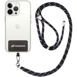Mobigear Lanyard Yleismallinen säädettävä puhelimen kaulanauha - Musta / Kulta