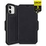 ITSKINS HybridFolio iPhone 12 Mini Genuine Leather Wallet case - Black