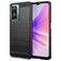 Mobigear Brushed Slim Realme Narzo 50 5G TPU flexível Capa traseira - Preto