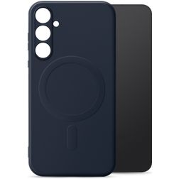 My Style Protective Flex Samsung Galaxy S24 MagSafe Fleksibel TPU Bagsidecover - Marineblå