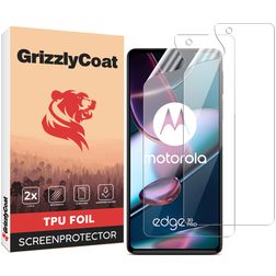 GrizzlyCoat Motorola Edge 30 Pro Hidrogel TPU Protector de pantalla - Compatible con fundas (pack de 2)