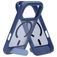 Mobiparts Hardcover iPhone 18 Pro MagSafe Funda Plástico rígido Carcasa con soporte - Satin Blue