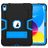 Mobigear ShieldStand iPad 11 (2025) Case Plastic / Silicone Back cover + Stand - Black / Blue