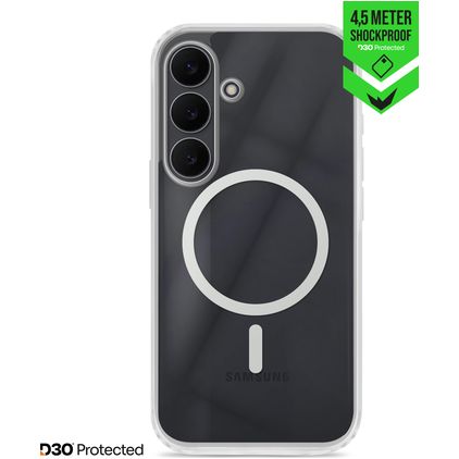 Striker X-Core Xtreme Impact Transparente Samsung Galaxy S26 FE MagSafe Funda Plástico rígido Carcasa Antigolpes - Transparente