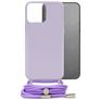 Mobilize Lanyard Gelly iPhone 13 Pro TPU flexível Capa com cordão - Pastel Purple