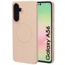 Mobiparts Slim Line Samsung Galaxy A56 MagSafe Funda Plástico rígido Carcasa - Dune Sand