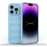 Mobigear Bumpy iPhone 15 Pro Max TPU flexível Capa traseira - Azul