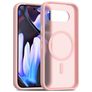 Mobigear Shockproof Google Pixel 9a MagSafe Hårdt Bagsidecover - Lyserød