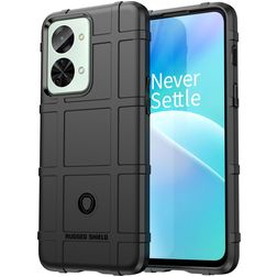 Mobigear Rugged Shield OnePlus Nord 2T 5G Flexibel TPU Skal Stötsäkert - Svart