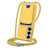 Mobigear Lanyard Card Samsung Galaxy S26 Silicona Funda con cuerda y tarjetero - Amarillo