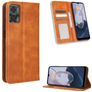 Mobigear Sensation Motorola Moto E22i Lompakkokotelo + Setelitasku - Ruskea