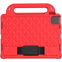 Mobigear Diamond iPad Pro 11 tommer (2021) Tabletcover til børn med håndtag - Rød
