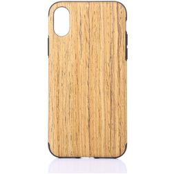 Mobigear Nature iPhone XS Max TPU flexível Capa traseira - Rosewood