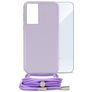 Mobilize Lanyard Gelly Samsung Galaxy A55 TPU flexible Funda con cuerda - Pastel Purple