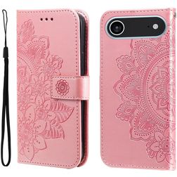 Mobigear Flowers iPhone Air Cover a libro portafoglio - Oro rosa