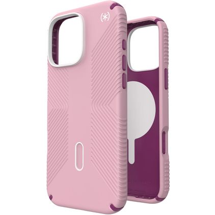 Speck Presidio2 Grip iPhone 16 Pro Max MagSafe Hardcase Back cover Antiurto - Rosa
