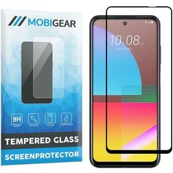 Mobigear Premium HTC Desire 21 Pro Szkło hartowane Ochrona ekranu - Kompatybilna z etui - Czarny